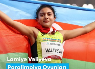 Birinci vitse-prezident Mehriban Əliyeva Paralimpiya Oyunlarında qızıl medal qazanan Lamiyə Vəliyevanı təbrik edib 