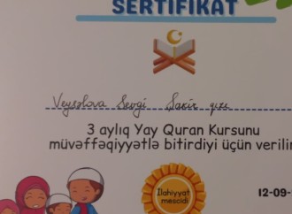 İlahiyyat məscidində 60 tələbənin iştirakı ilə tədbir keçirilib