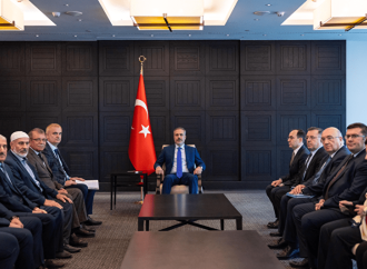 Hakan Fidan Moskvada Axısqa türkləri ilə görüşüb