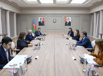 Baş nazir Əli Əsədov UNICEF-in Avropa və Mərkəzi Asiya üzrə regional direktoru ilə görüşüb