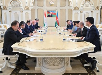 Milli Məclisin sədri Tacikistan Ali Məclisinin Nümayəndələr Palatasının sədri ilə görüşüb