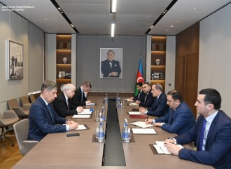 Ceyhun Bayramov Rusiya XİN-in Azərbaycan-Ermənistan münasibətlərinin normallaşdırılması üzrə xüsusi nümayəndəsini qəbul edib