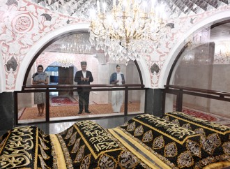 Azərbaycanın Birinci xanımı Mehriban Əliyeva Bibiheybət ziyarətgah kompleksini ziyarət edib