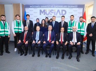 Türkiyənin Ticarət naziri Ömər Bolat MÜSİAD Azərbaycan ofisini ziyarət edib