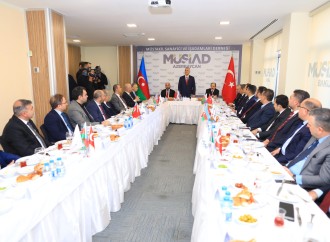 Türkiyənin Ticarət naziri Ömər Bolat MÜSİAD Azərbaycan ofisini ziyarət edib