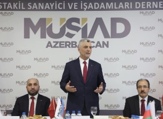 Türkiyənin Ticarət naziri Ömər Bolat MÜSİAD Azərbaycan ofisini ziyarət edib