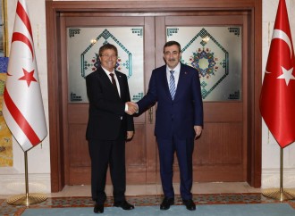 Cevdet Yılmaz KKTC Baş naziri ilə görüşüb