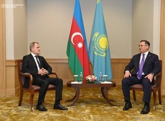 Azərbaycan və Qazaxstan XİN başçıları arasında görüş olub