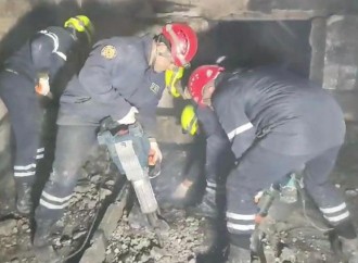 Bakıda partlayış yerindən son görüntülər