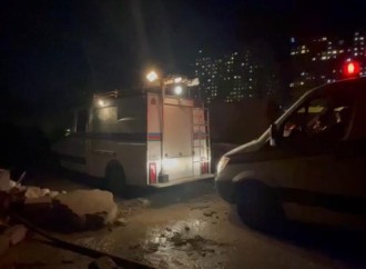 Bakıda partlayış yerindən son görüntülər