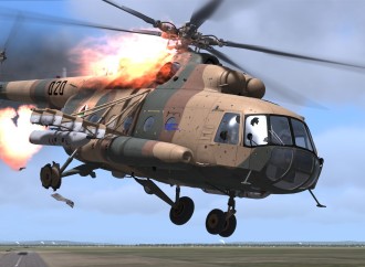 Gürcüstanda hərbi helikopter qəzaya uğrayıb