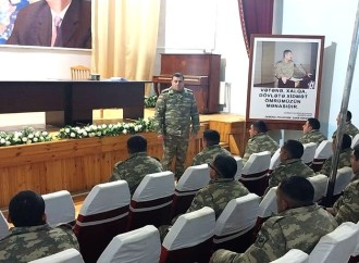 Hərbi qulluqçuların mənəvi-psixoloji hazırlığı daim yüksək səviyyədə saxlanılır