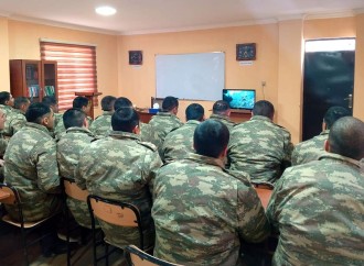 Hərbi qulluqçuların mənəvi-psixoloji hazırlığı daim yüksək səviyyədə saxlanılır