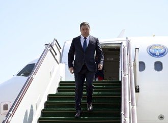 Sadır Japarov Azərbaycana səfərə gəlib
