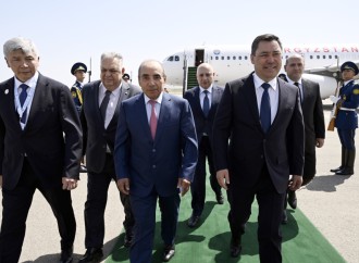 Sadır Japarov Azərbaycana səfərə gəlib