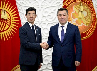 Sadır Japarov Yaponiya XİN rəhbərini qəbul edib