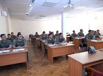 NATO ekspertləri Hərbi Polis İdarəsində təlim kursu keçirib