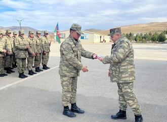 Xidmət müddəti başa çatmış hərbi qulluqçular tərxis olunub