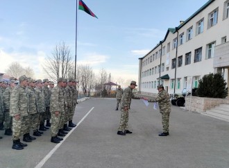 Xidmət müddəti başa çatmış hərbi qulluqçular tərxis olunub