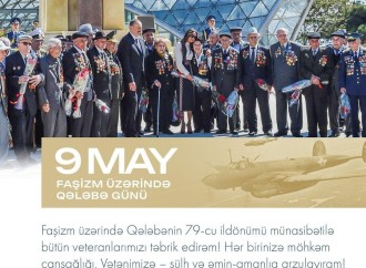 Birinci vitse-prezident Mehriban Əliyeva 9 May-Faşizm üzərində Qələbə Günü münasibətilə paylaşım edib
