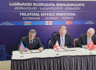 Batumidə Azərbaycan-Gürcüstan-Türkiyə müdafiə nazirlərinin 11-ci üçtərəfli görüşü keçirilib