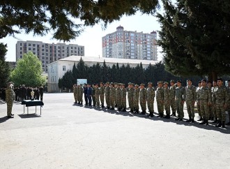 Azərbaycan Ordusunda hərbiləşdirilmiş kross birinciliyi keçirilib