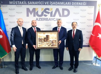 Türkiyənin Ticarət naziri Ömər Bolat MÜSİAD Azərbaycan ofisini ziyarət edib