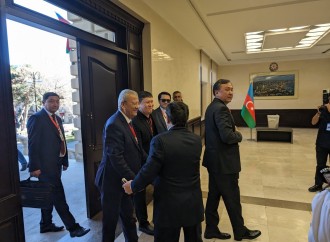 TDT-nin nümayəndə heyəti Azərbaycanda keçirilən seçkiləri müşahidə etmək üçün seçki məntəqəsinə gəlib