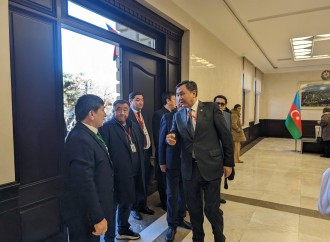 TDT-nin nümayəndə heyəti Azərbaycanda keçirilən seçkiləri müşahidə etmək üçün seçki məntəqəsinə gəlib