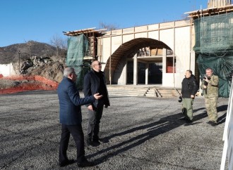 Prezident İlham Əliyev Şuşa rayonunun Daşaltı kənd məscidində tikinti işləri ilə tanış olub