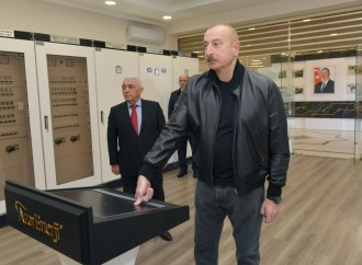 Prezident İlham Əliyev və Birinci xanım Mehriban Əliyeva “Ağdam” qovşaq yarımstansiyasının açılışında iştirak ediblər