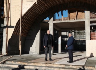 Prezident İlham Əliyev Şuşa rayonunun Daşaltı kənd məscidində tikinti işləri ilə tanış olub