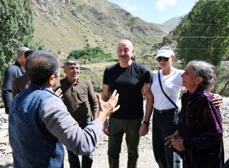 Prezident İlham Əliyev və Birinci xanım Mehriban Əliyevanın Kəlbəcər sakinləri ilə səmimi görüşü