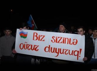 Paytaxt küçələrində Prezident İlham Əliyevin qələbəsi qeyd olunur