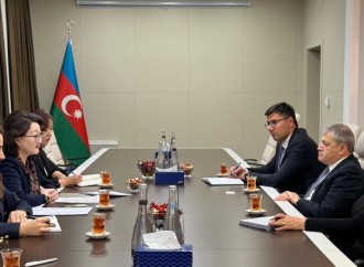 Türk Mədəniyyəti və İrsi Fondunun prezidenti Prezidentin Şuşa rayonunda xüsusi nümayəndəsi ilə görüşüb