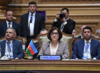 Sahibə Qafarova Tacikistanda beynəlxalq parlament konfransında çıxış edib