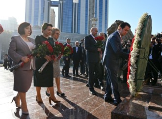 Sahibə Qafarova Tacikistanda beynəlxalq parlament konfransında çıxış edib