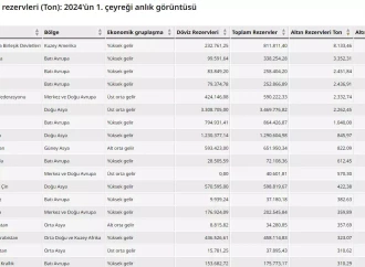 Türkiyə qızıl ehtiyatlarını 30 ton artırıb