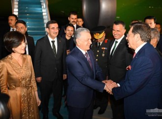 Şavkat Mirziyoyev Türkiyəyə rəsmi səfərə gəlib