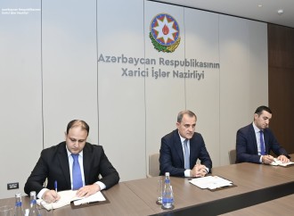 Ceyhun Bayramov Əlcəzairin Azərbaycanda yeni təyin olunmuş səfirini qəbul edib