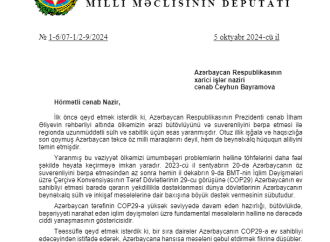 Bir qrup deputat Ceyhun Bayramova müraciət edərək ABŞ ilə sazişlərə xitam verilməsini, USAİD-in ölkəmizdəki fəaliyyətinə son qoyulmasını istəyiblər