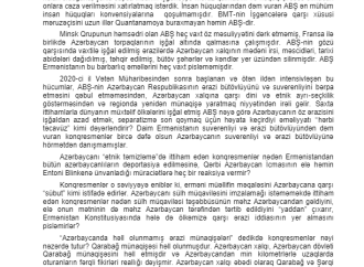Bir qrup deputat Ceyhun Bayramova müraciət edərək ABŞ ilə sazişlərə xitam verilməsini, USAİD-in ölkəmizdəki fəaliyyətinə son qoyulmasını istəyiblər